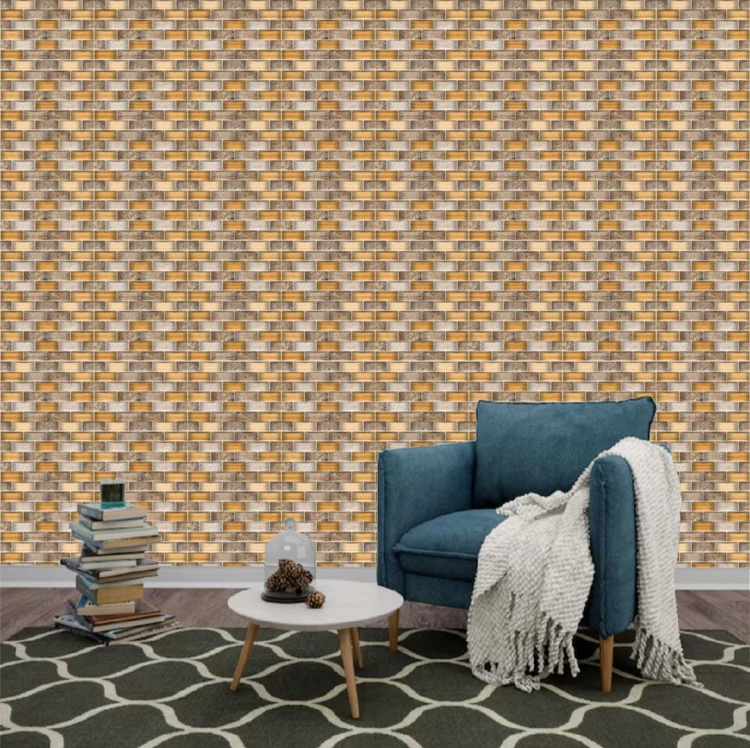New Brown Mosaic Tile Stickers