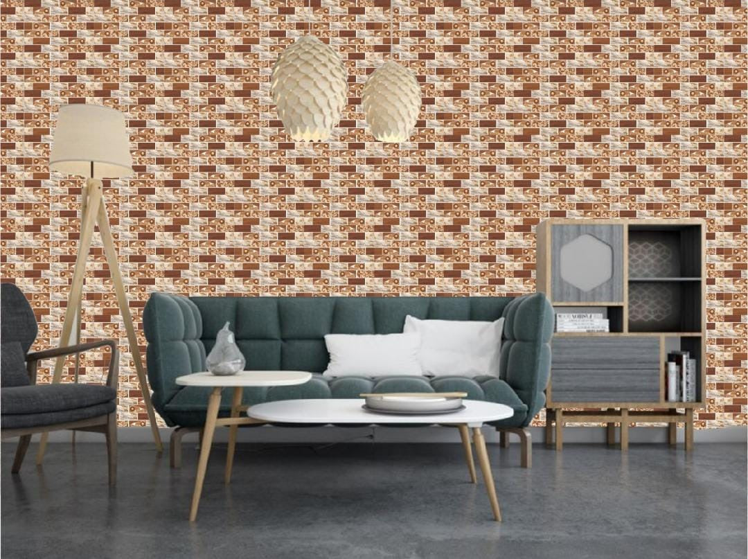 New Brown Adhesive Tile Stickers