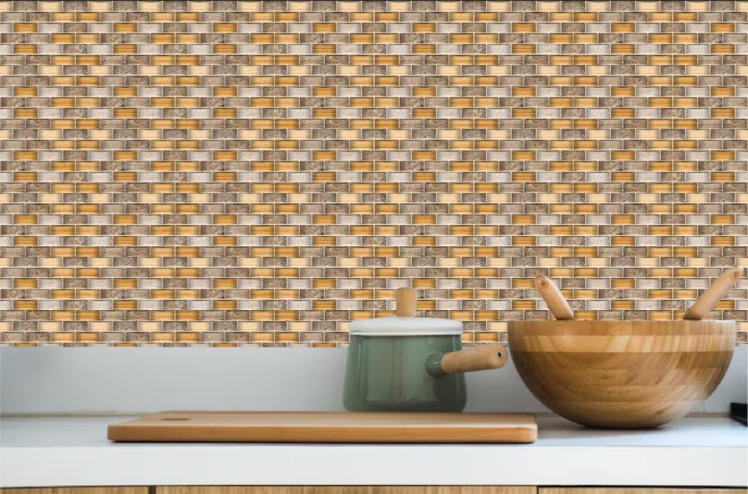 New Brown Mosaic Tile Stickers